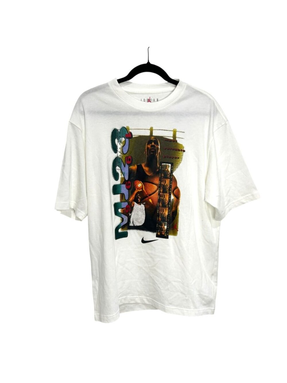 NWT Jordan Mens Jordan Brand MJ 23 Short Sleeve Crew - Mens Black/White Size M